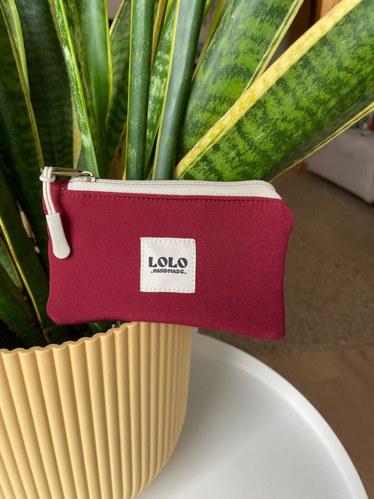 Cartera softshell granate