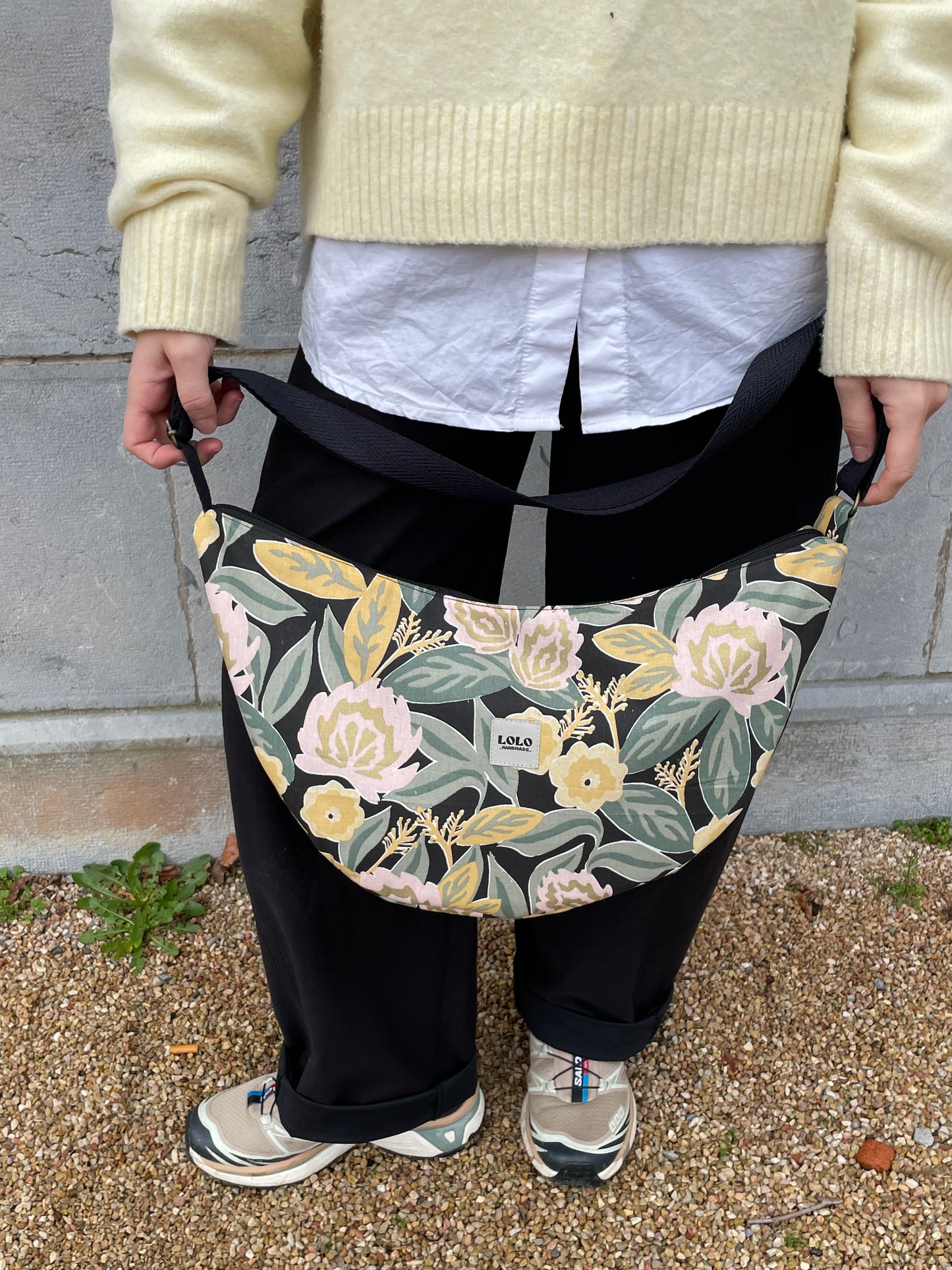 Bolso moon XL jardín de flores