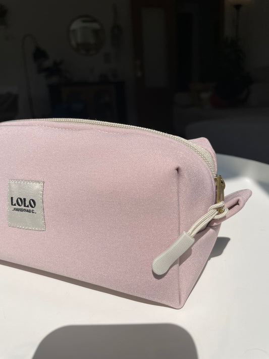 Estuche  rosa palo softshell