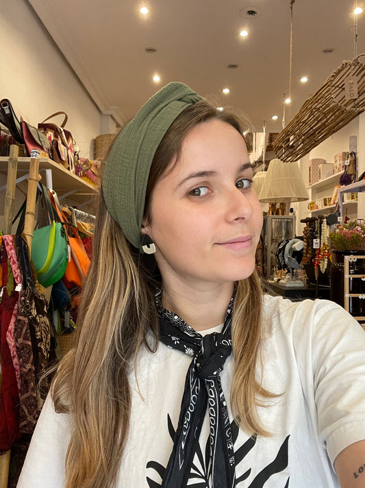 Turbante verde