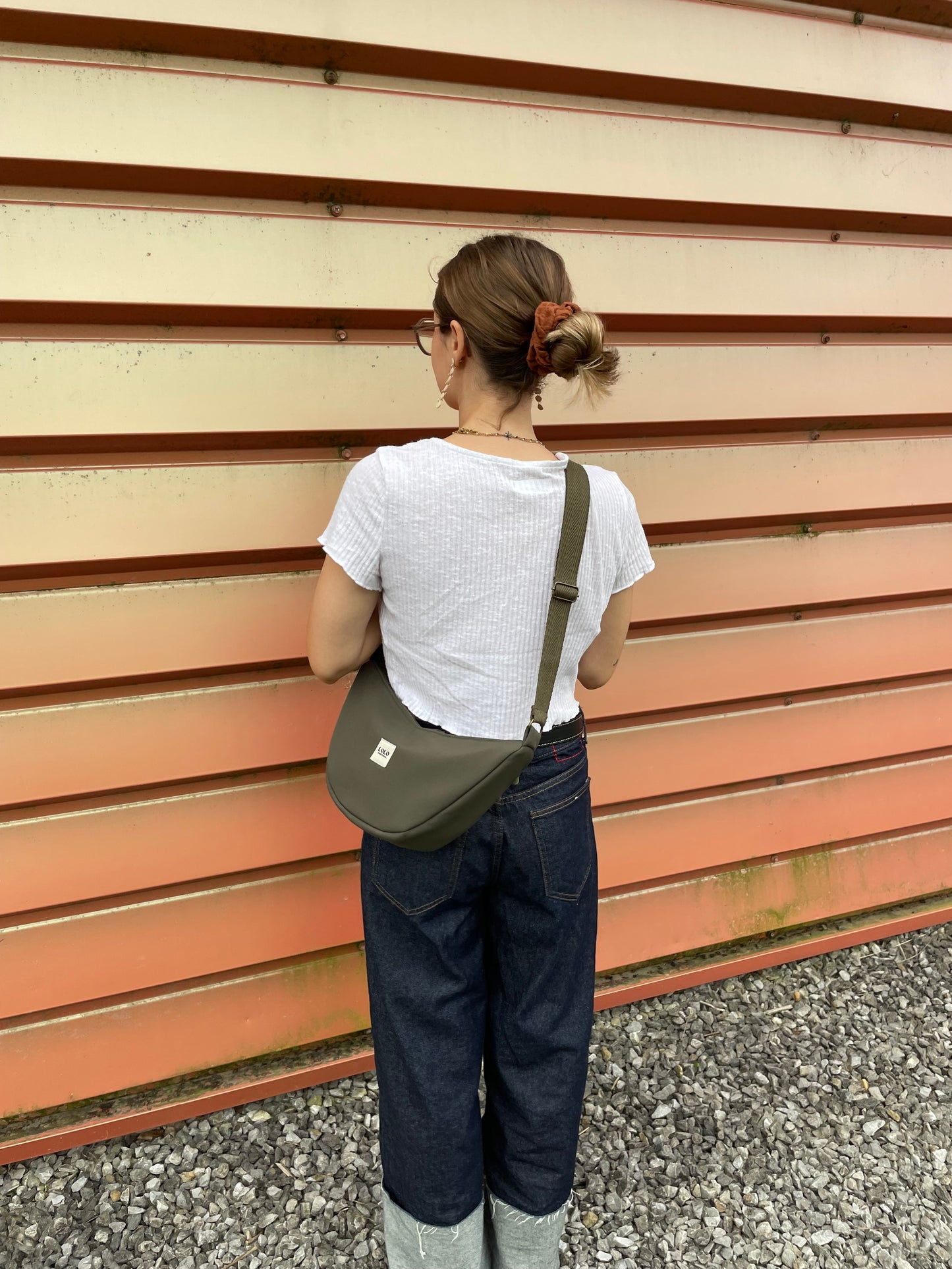 Bolso moon softshell verde botella