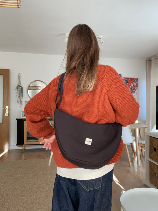 Bolso moon XL softshell negro