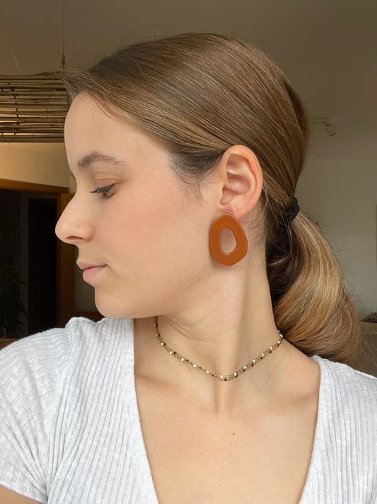 Leize marrón brillante