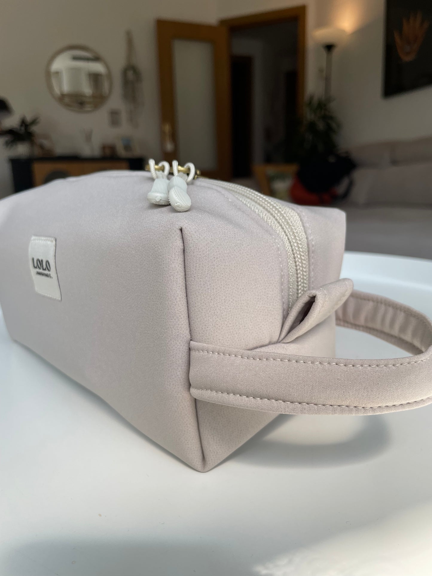 Neceser beige softshell