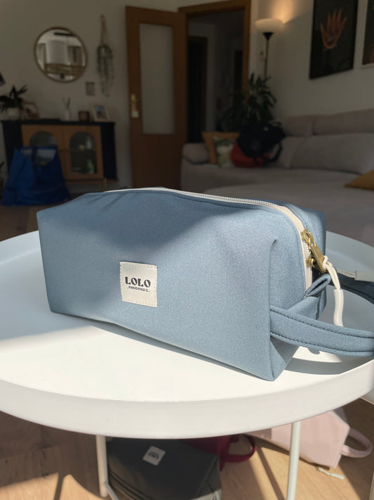 Neceser azul grisáceo softshell