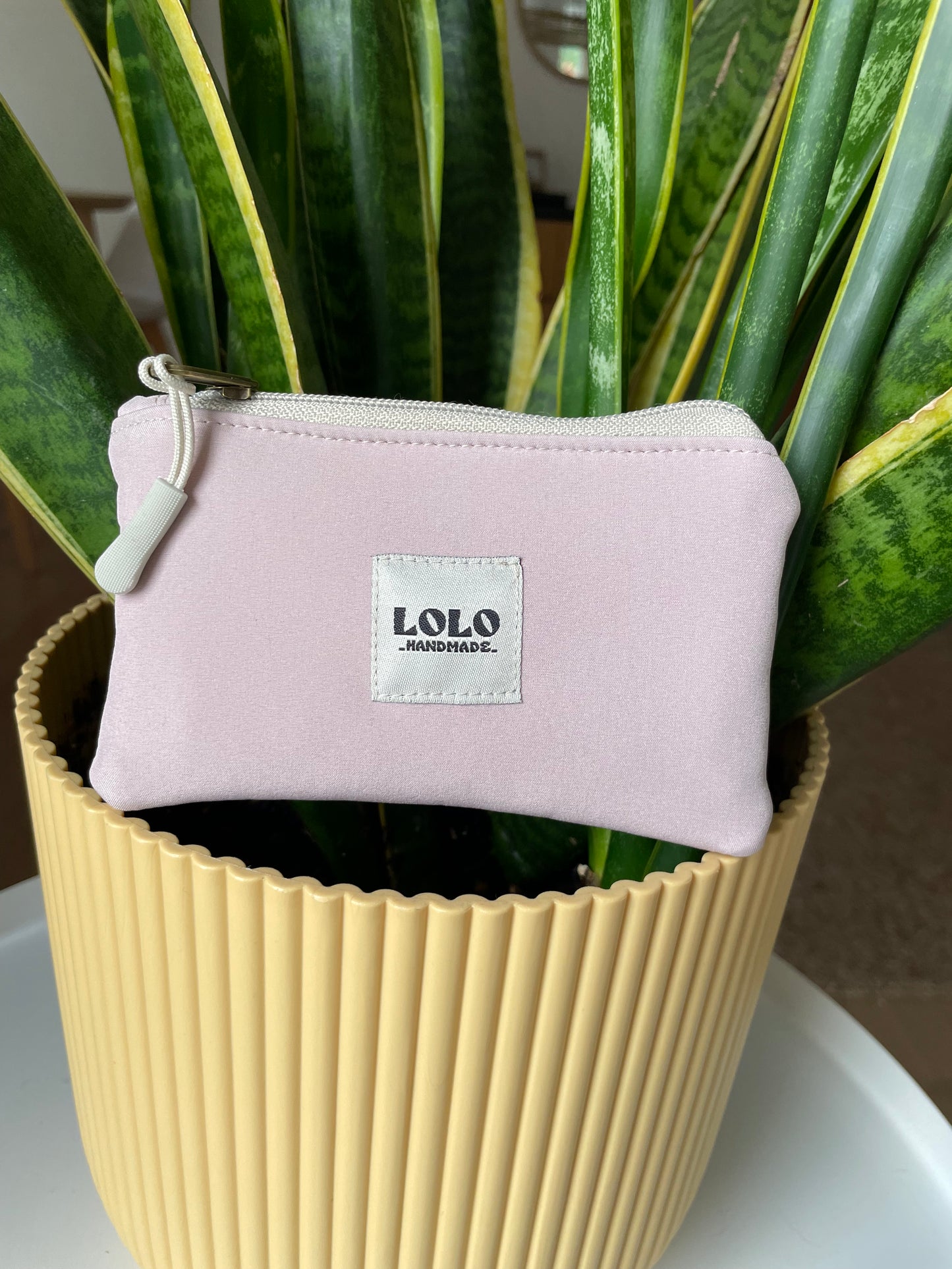 Cartera softshell rosa palo