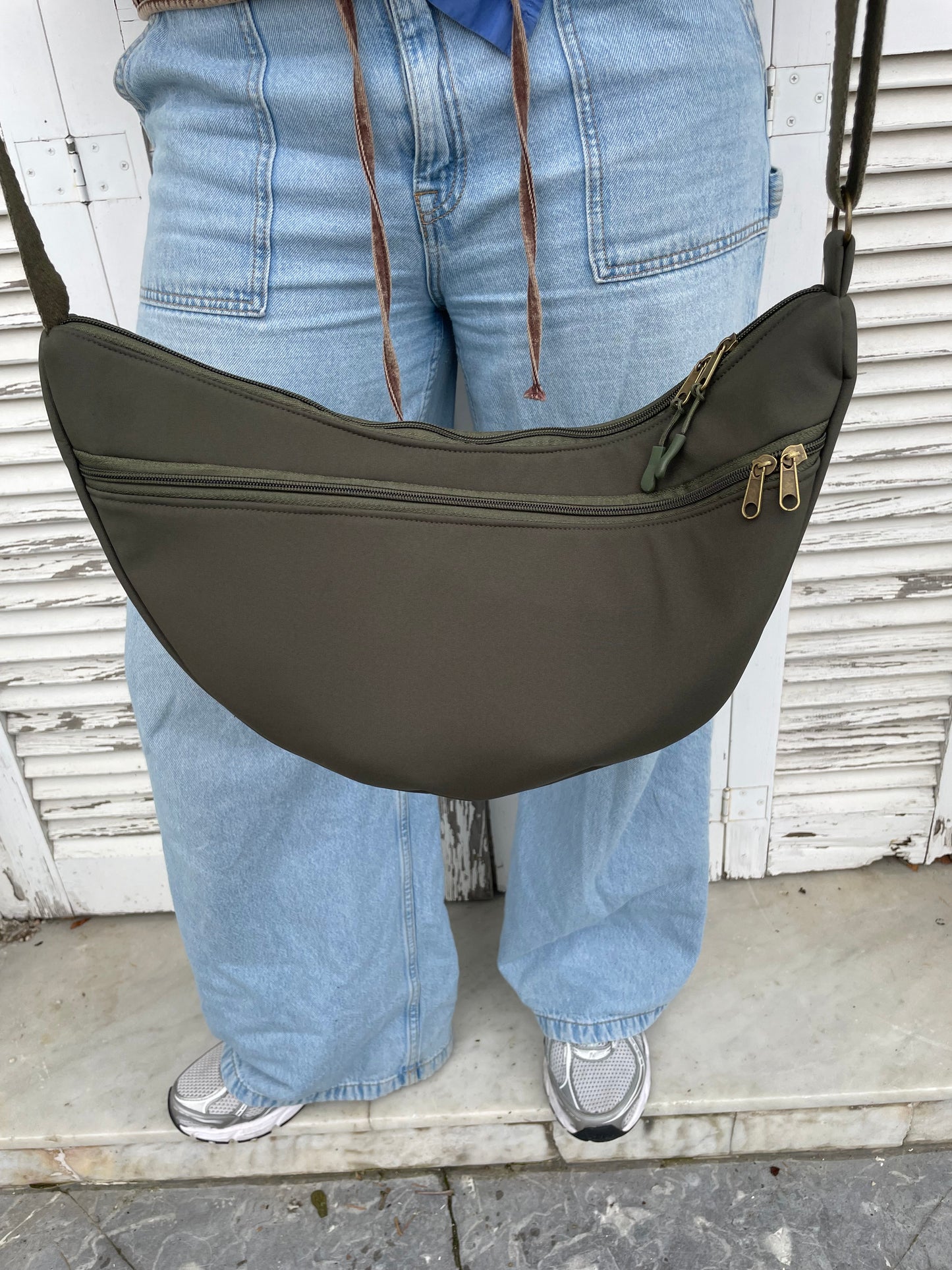 Bolso moon XL softshell verde botella