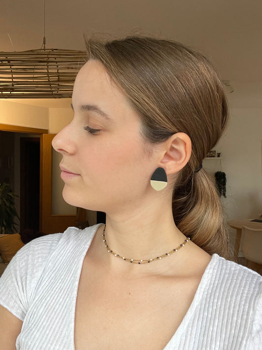 Mini harri negro-beige