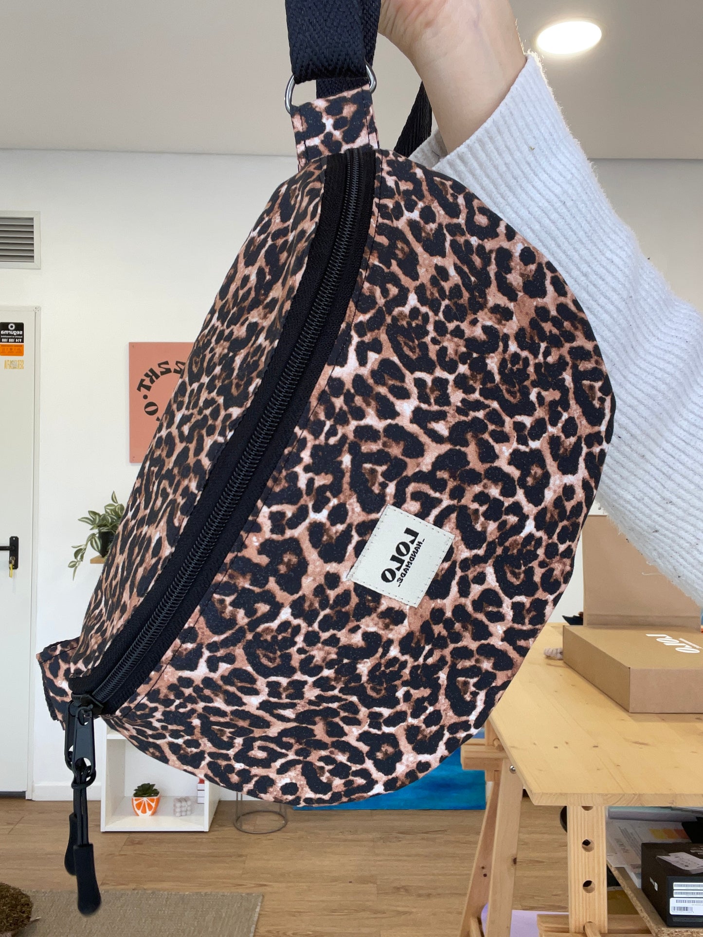 Riñonera XL leopardo