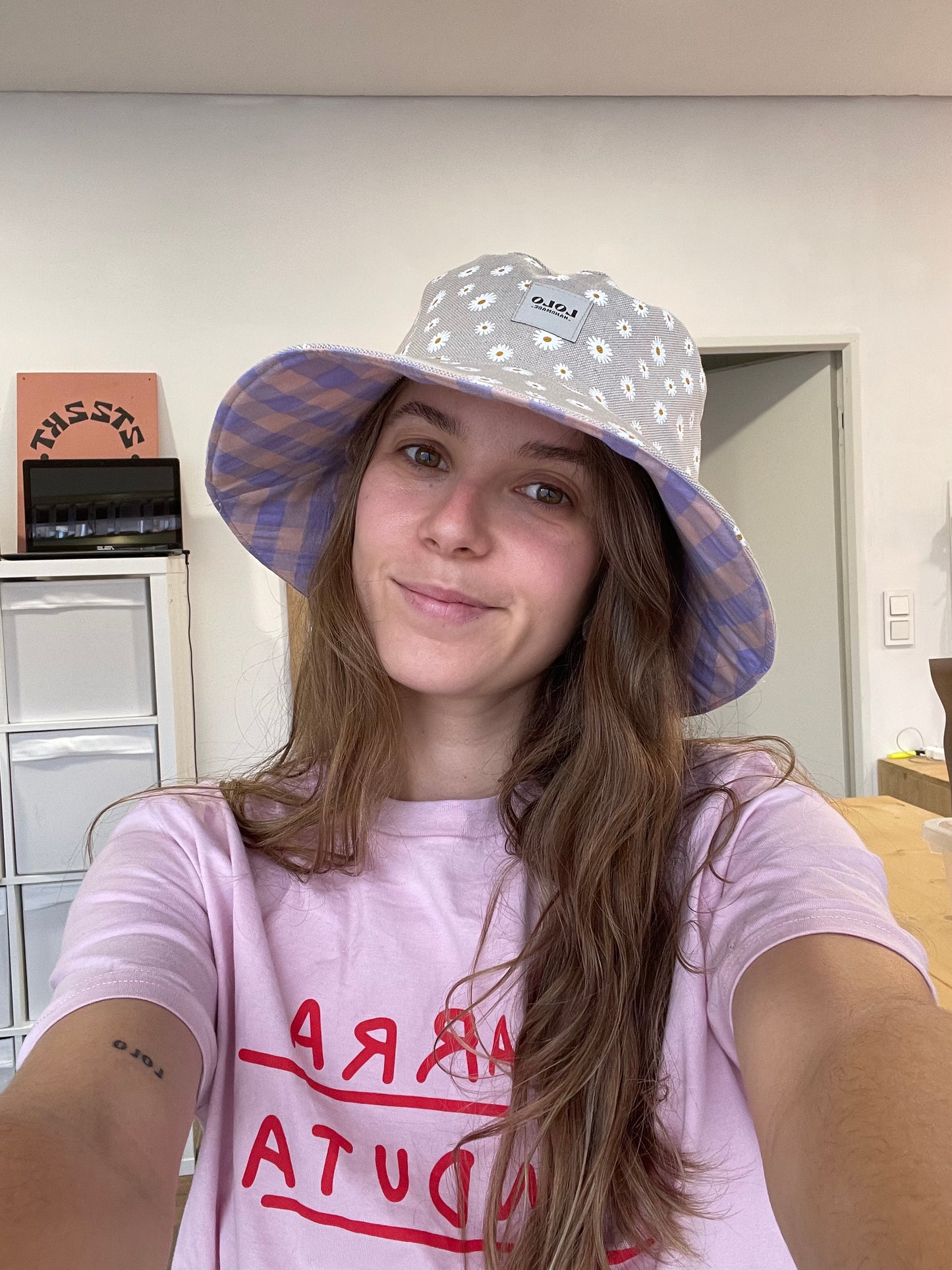 Bucket hat mini margaritas/vichy
