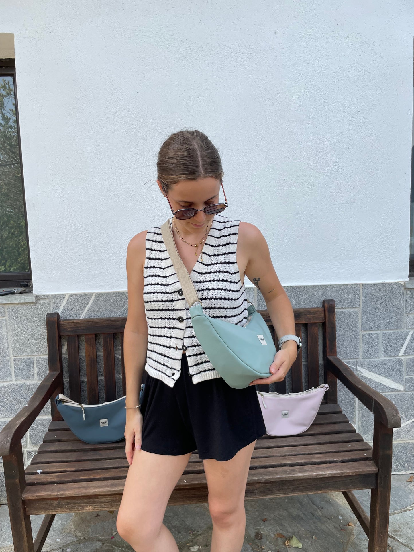 Bolso moon softshell verde menta