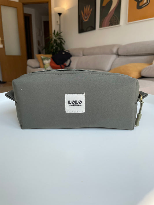 Estuche verde botella softshell