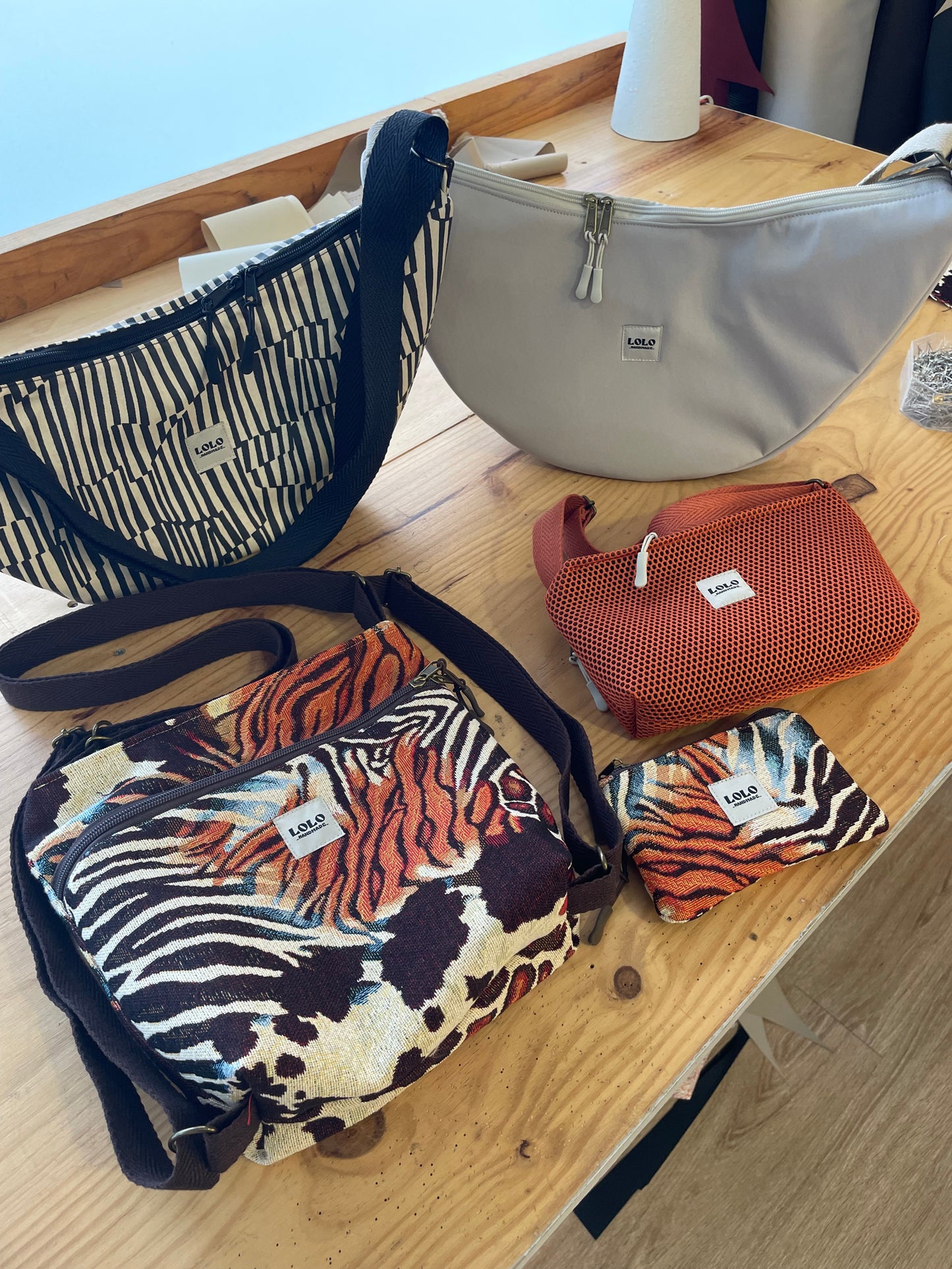 Mini bolso/mochila animal print