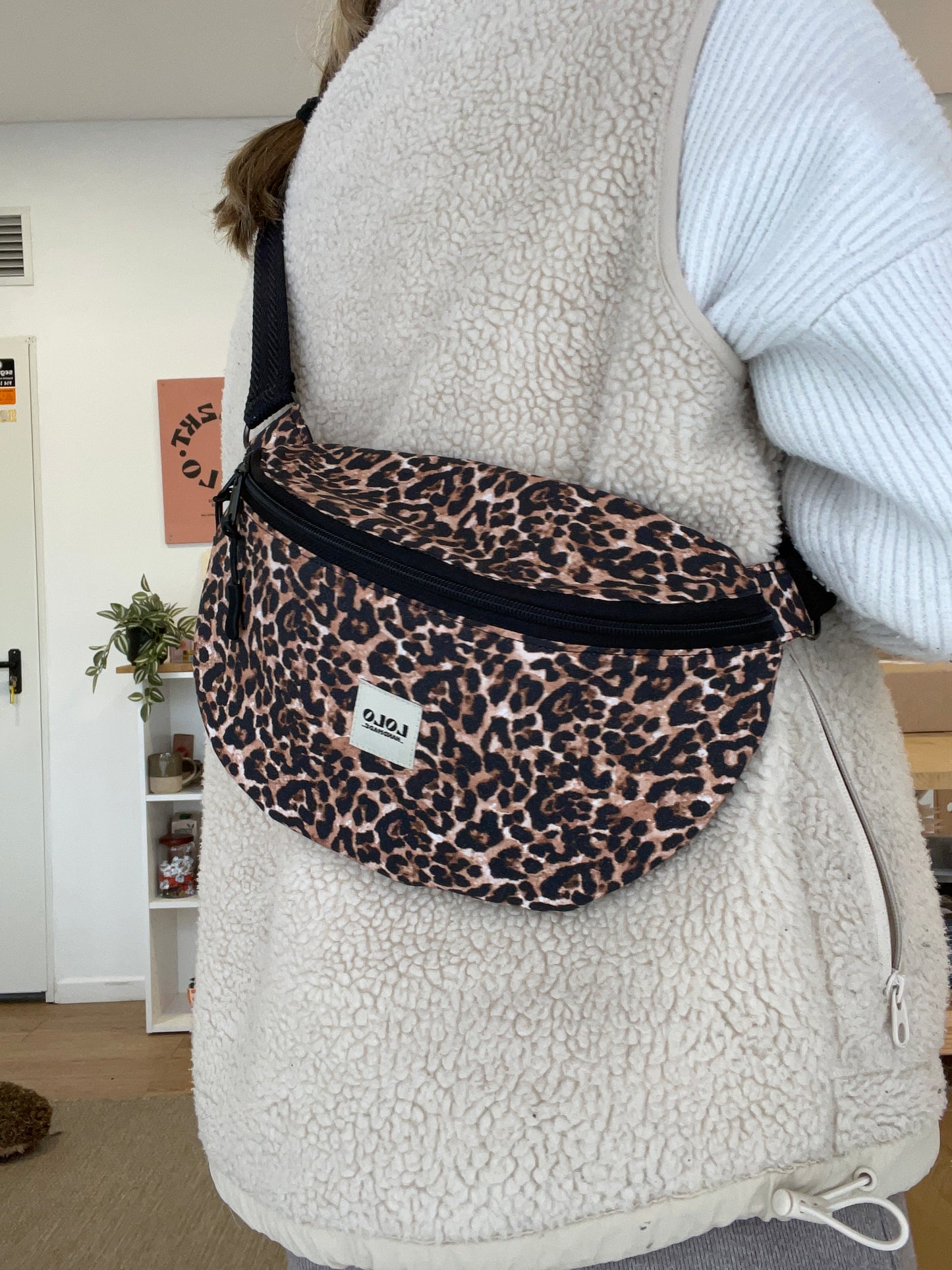 Riñonera XL leopardo