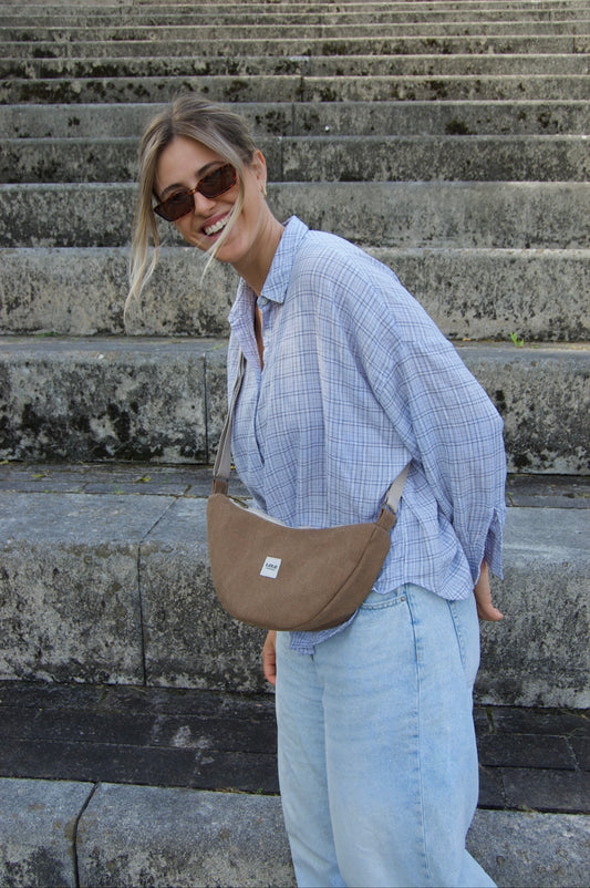 Bolso moon marrón vintage