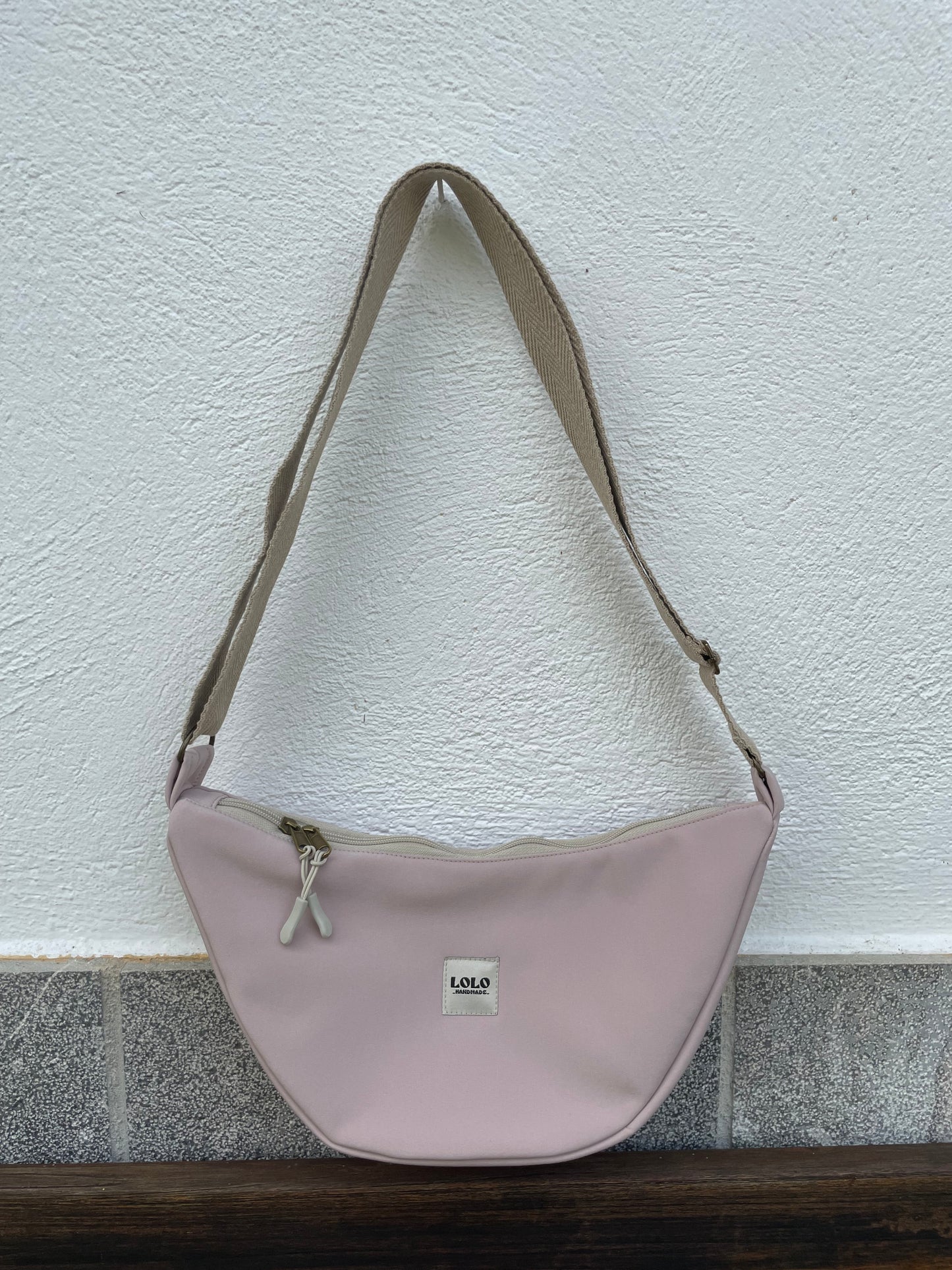Bolso moon softshell rosa palo