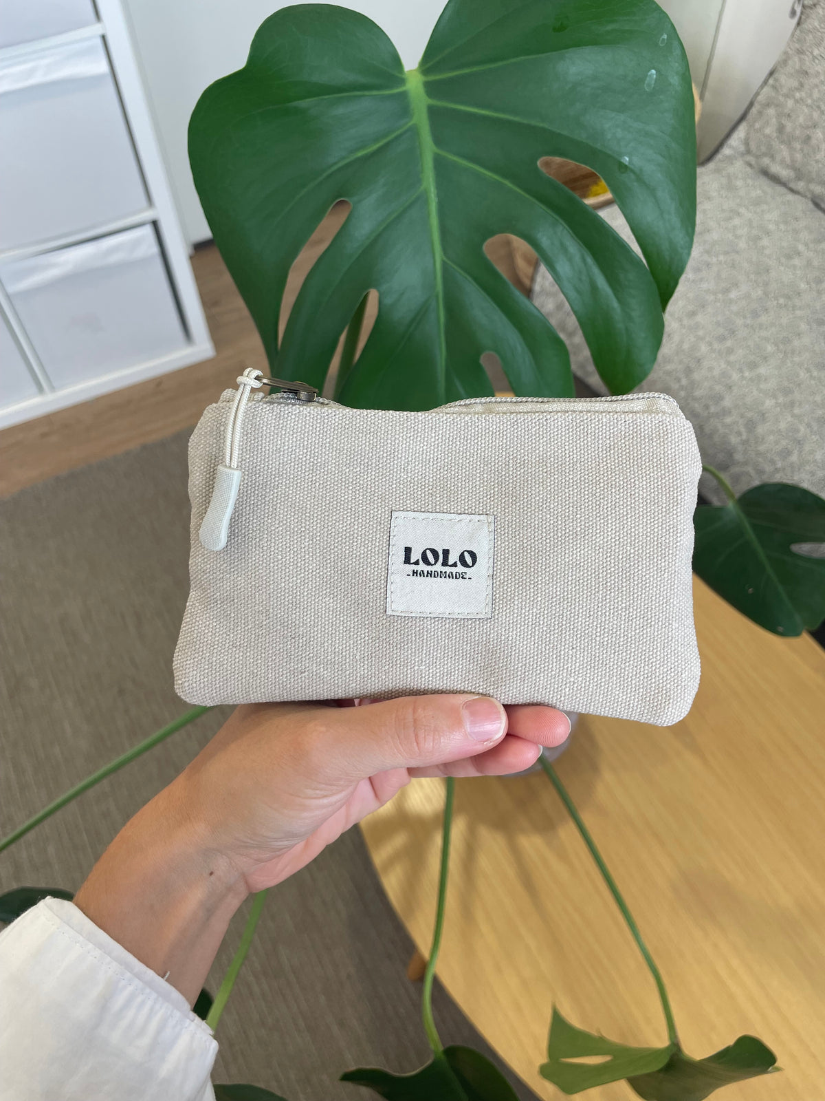 Cartera beige
