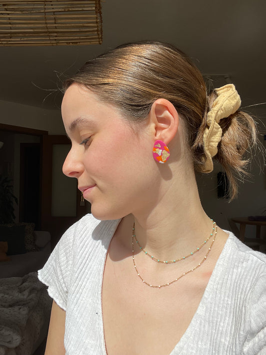 Mini harri tie dye rosa
