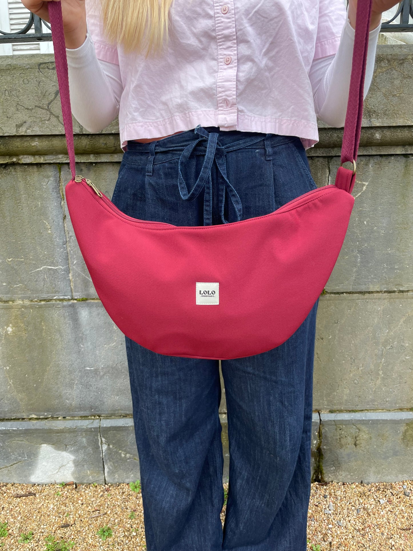 Bolso moon XL softshell burdeos