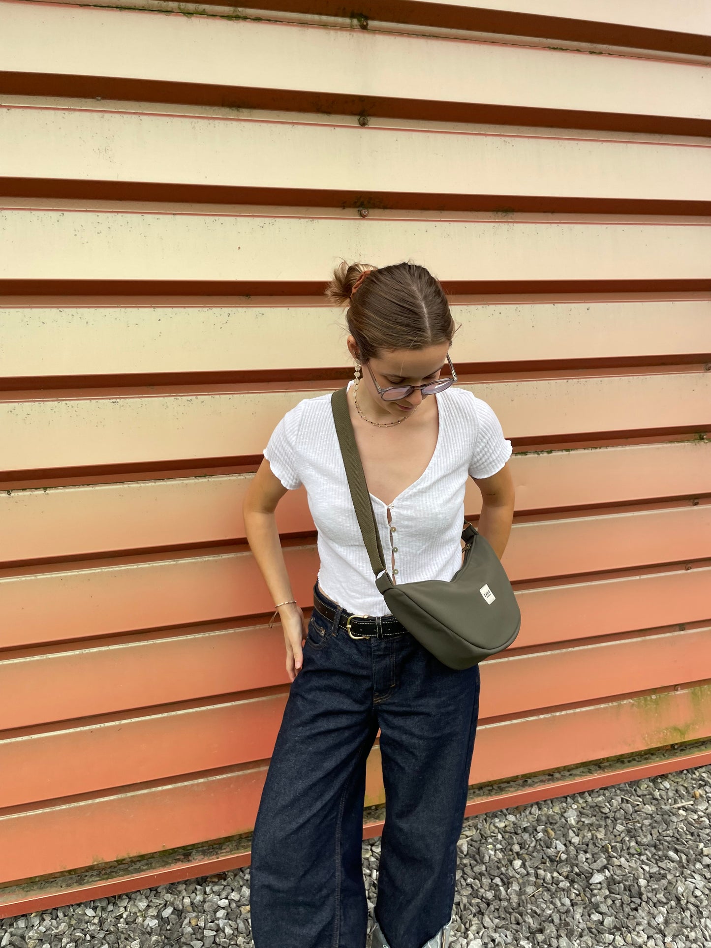 Bolso moon softshell verde botella