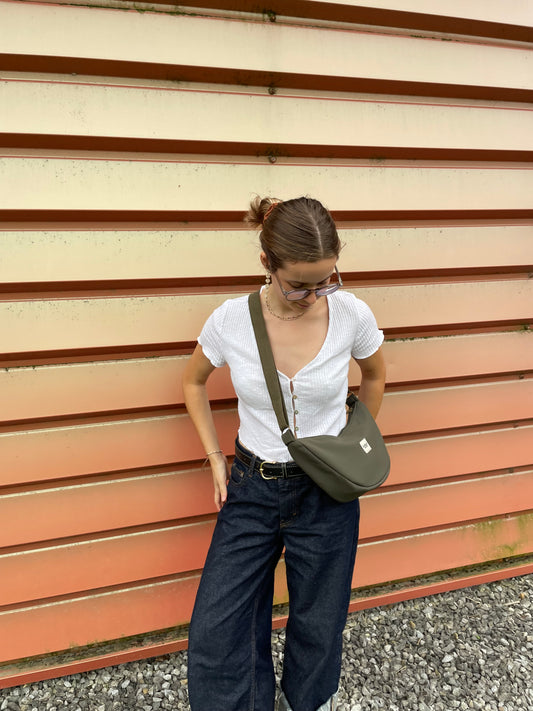 Bolso moon softshell verde botella