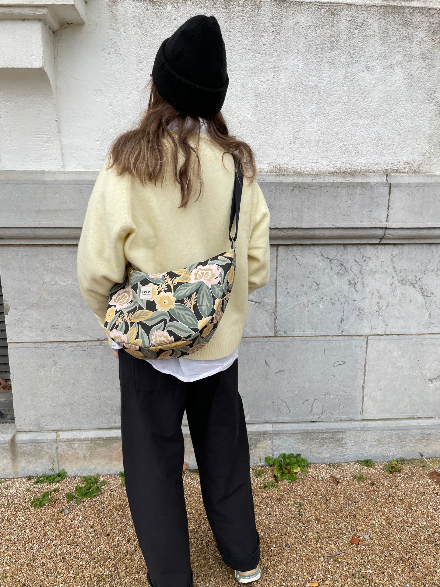 Bolso moon XL jardín de flores