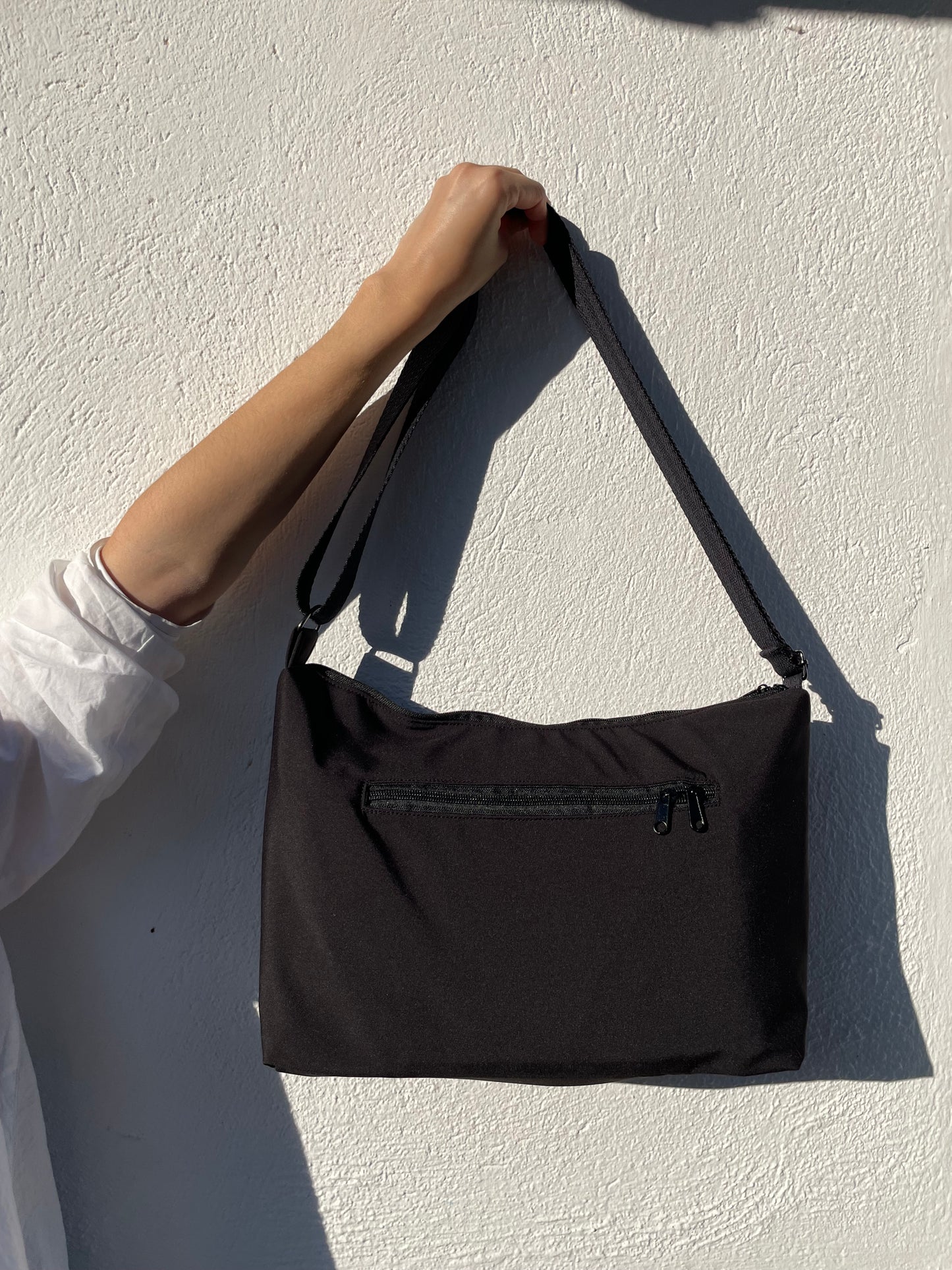 Bolso rectangular XL softshell negro