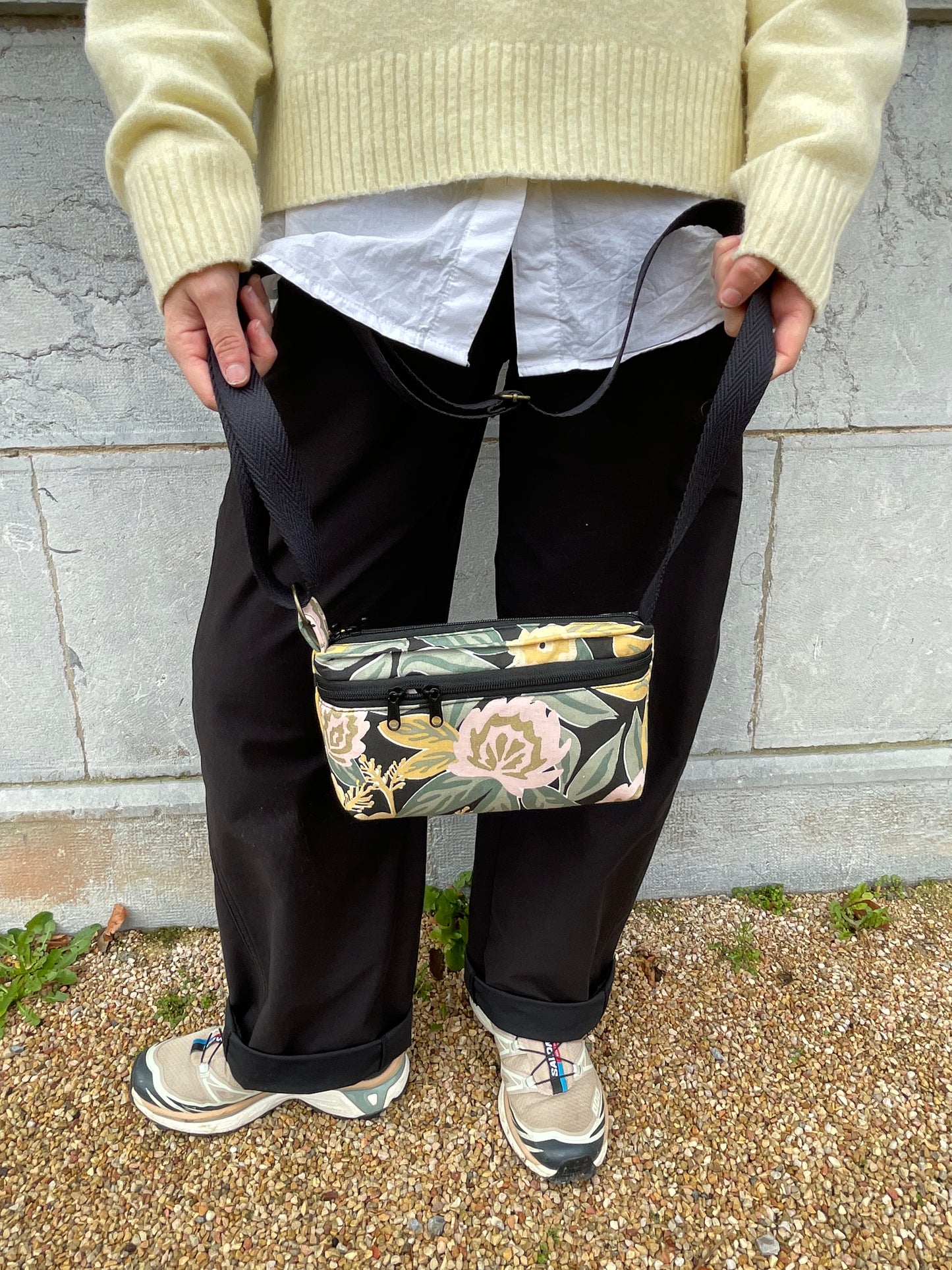 Bolso pocket jardín de flores