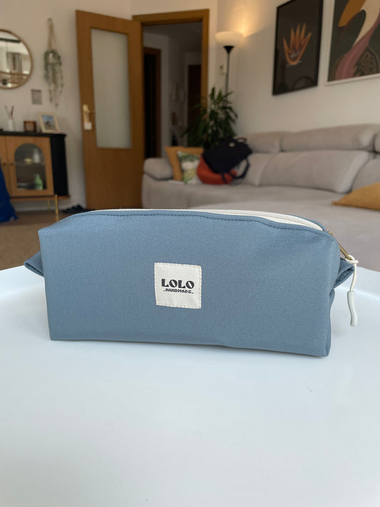 Estuche azul grisáceo softshell