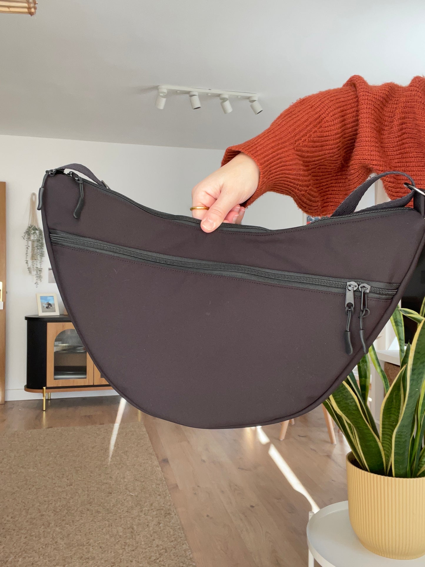 Bolso moon XL softshell negro