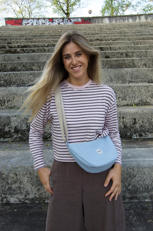 Bolso moon tejano claro