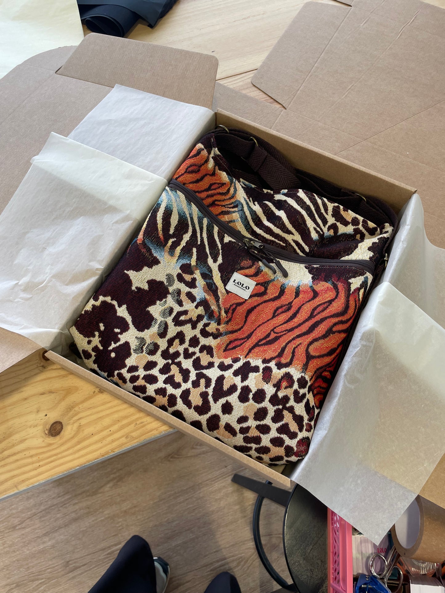 Bolso/mochila animal print