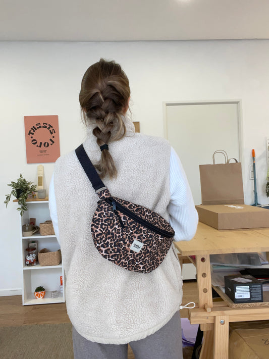 Riñonera XL leopardo