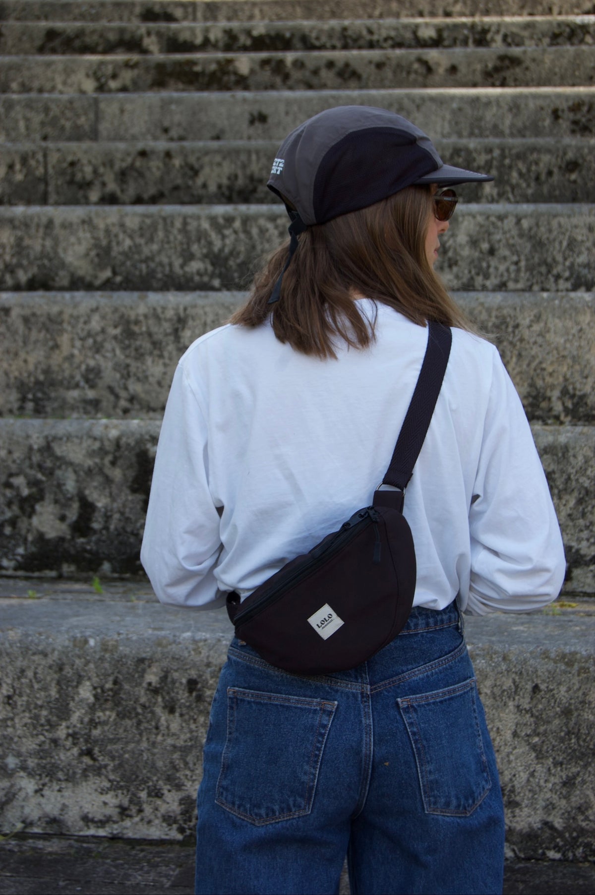Riñonera negro softshell