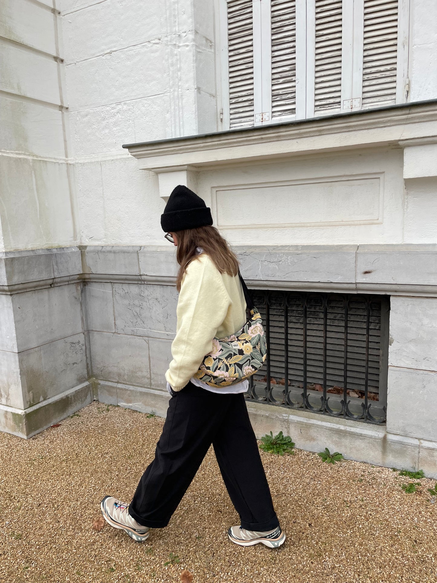 Bolso moon XL jardín de flores