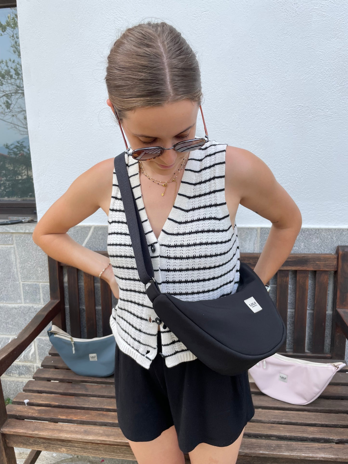 Bolso moon softshell negro