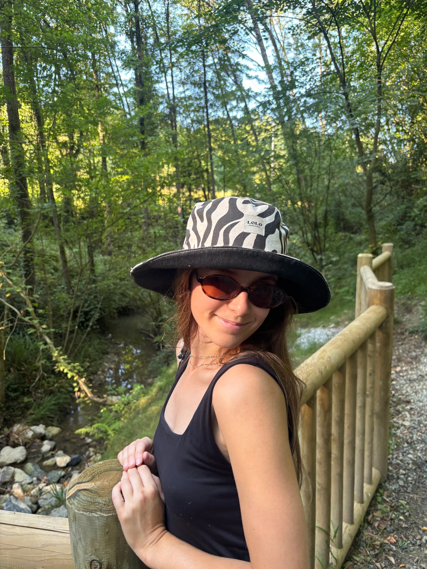 Bucket hat cebra